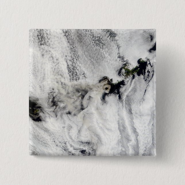 Chapa Cuadrada Plume del volcán Okmok, Islas Aleutianas (Anverso)