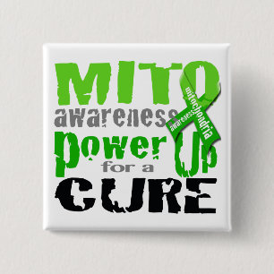 Chapa Cuadrada Poder para arriba para la conciencia de Mito