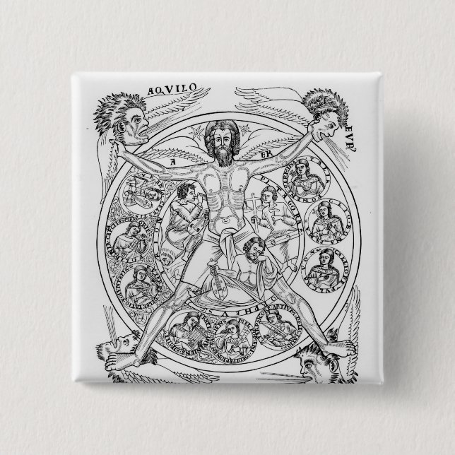 Chapa Cuadrada Poesía y música (Anverso)