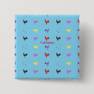 Chapa Cuadrada Pollo Hens Thunder_Cove