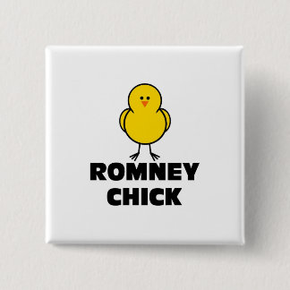 Chapa Cuadrada Polluelo de Mitt Romney