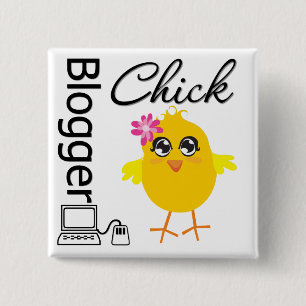 Chapa Cuadrada Polluelo del Blogger
