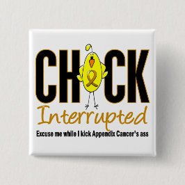 Chapa Cuadrada Polluelo del cáncer del apéndice interrumpido