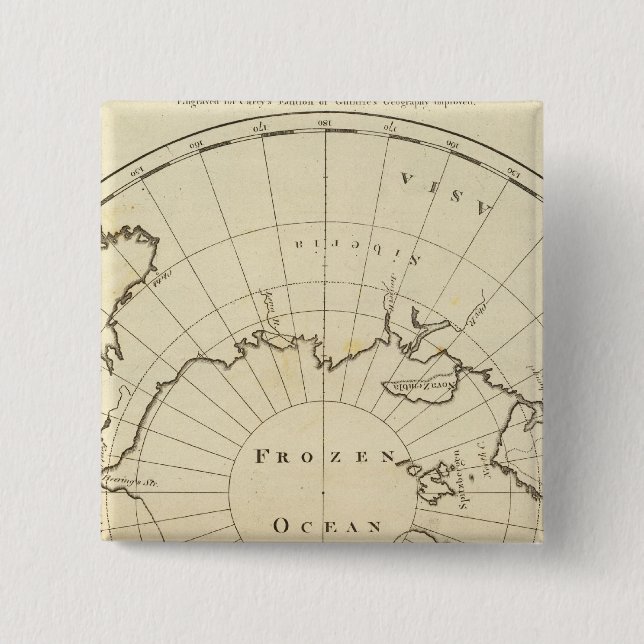 Chapa Cuadrada Polo Norte (Anverso)