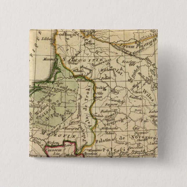 Chapa Cuadrada Polonia (Anverso)