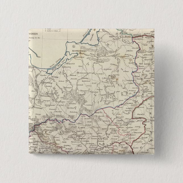 Chapa Cuadrada Polonia Polska (Anverso)