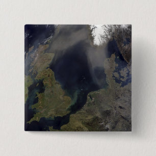 Chapa Cuadrada Polvo africano que sopla sobre Escocia