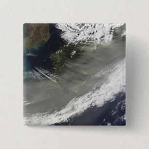 Chapa Cuadrada Polvo sobre Japón