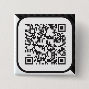 Chapa Cuadrada Ponga su código Scannable de QR en éstos