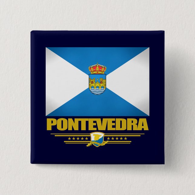 Chapa Cuadrada Pontevedra (Anverso)