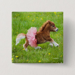 Chapa Cuadrada Pony en Tutu