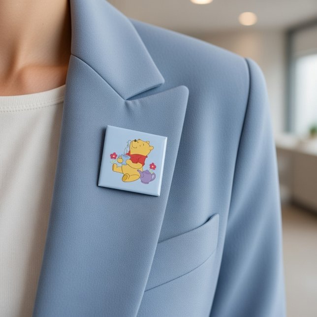 Chapa Cuadrada Pooh (Subido por el creador)