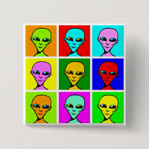 Chapa Cuadrada Pop múltiple