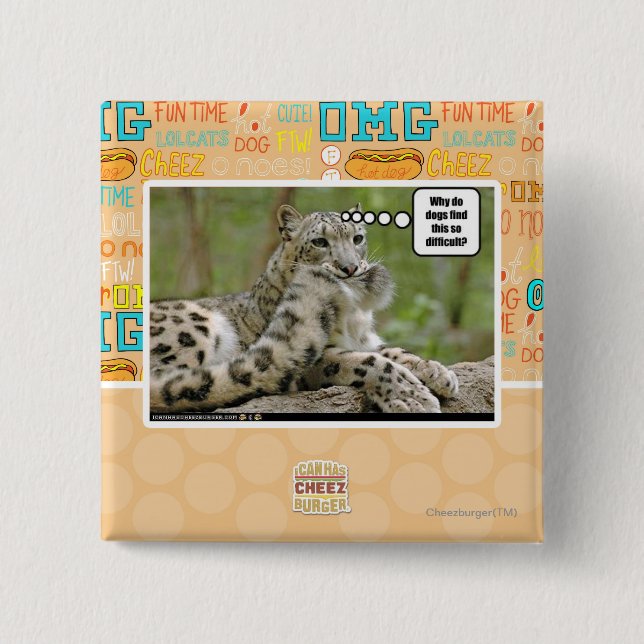 Chapa Cuadrada ¿Por qué los perros encuentran esto tan difícil? (Anverso)