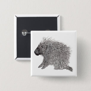 Chapa Cuadrada Porcupina