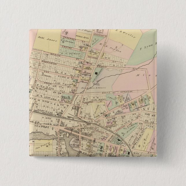 Chapa Cuadrada Port Chester, Nueva York 2 (Anverso)