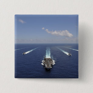 Chapa Cuadrada Portaaviones USS Abraham Lincoln