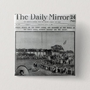 Chapa Cuadrada Portada 'del Mirror diario
