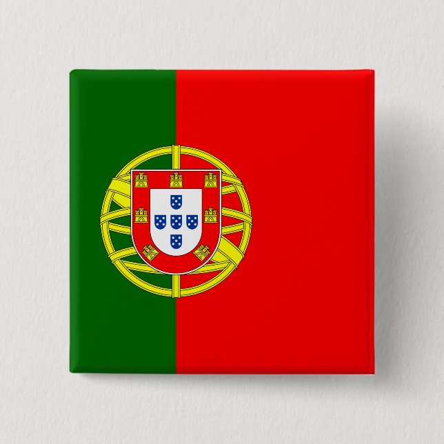 Chapa Cuadrada Portugal Flag (Anverso)