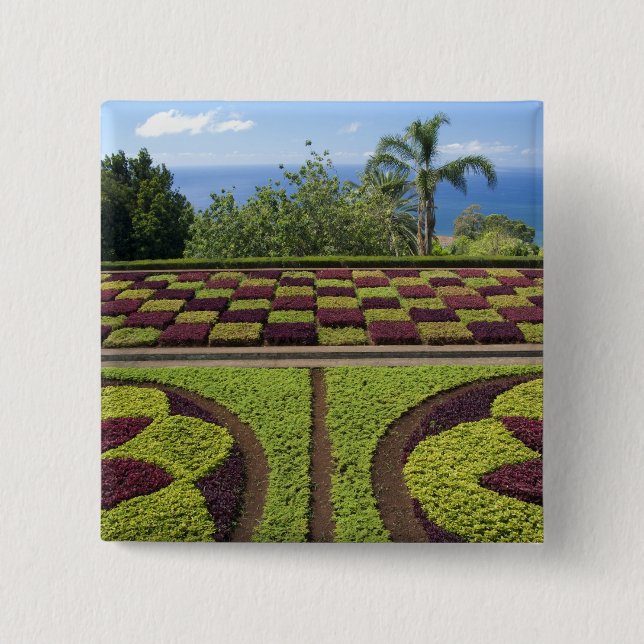 Chapa Cuadrada Portugal, Isla de Madeira, Funchal. Botánico (Anverso)