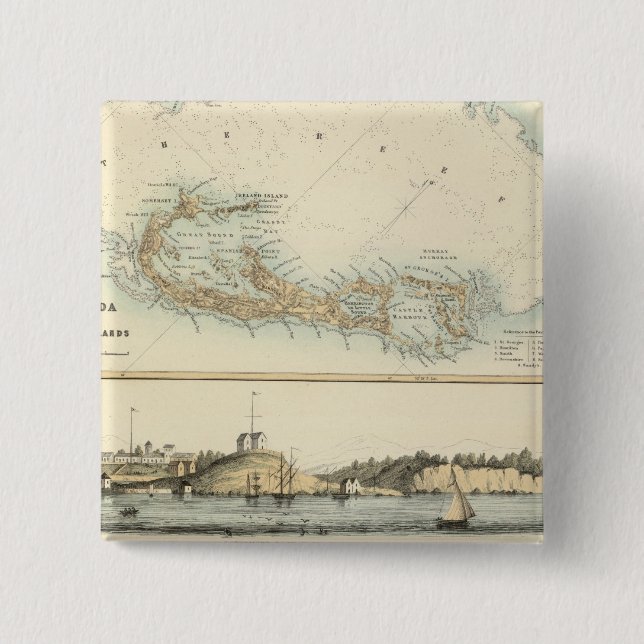 Chapa Cuadrada Posesiones británicas de las Indias Occidentales (Anverso)