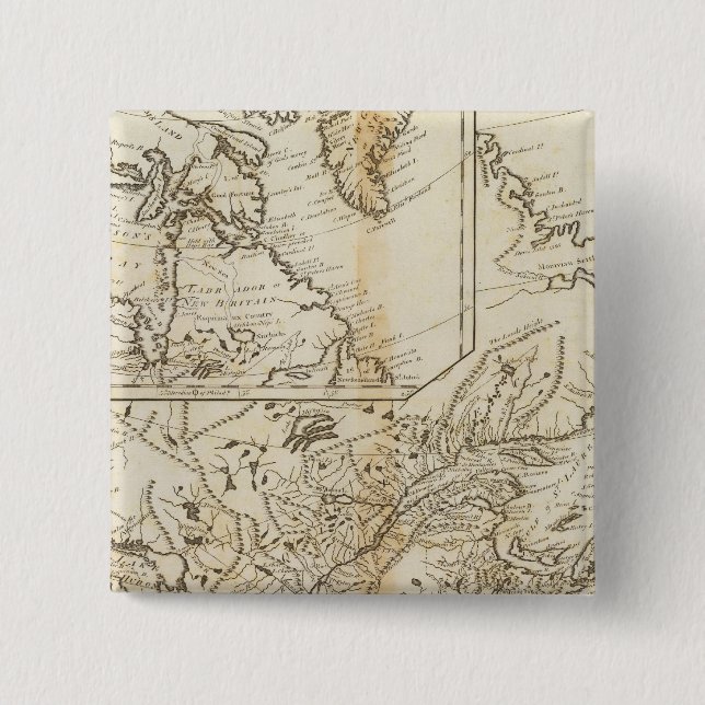 Chapa Cuadrada Posesiones británicas en Norteamérica 2 (Anverso)