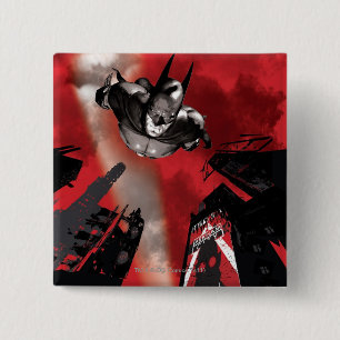 Chapa Cuadrada POSTER de CA - Batman volando