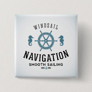Chapa Cuadrada Poster de la navegación de Windsail