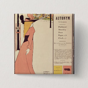 Chapa Cuadrada Poster de la publicidad para 'el Book amarillo