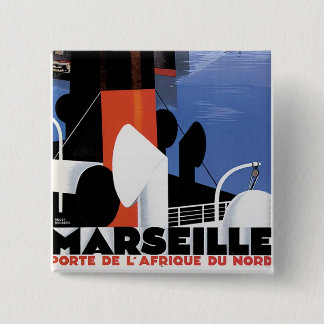 Chapa Cuadrada Poster de Marsella