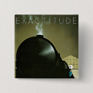Chapa Cuadrada Poster de tren de Exactitude