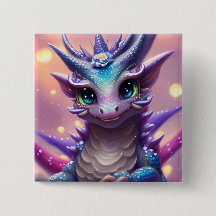 Poster Dragon Chica Azul