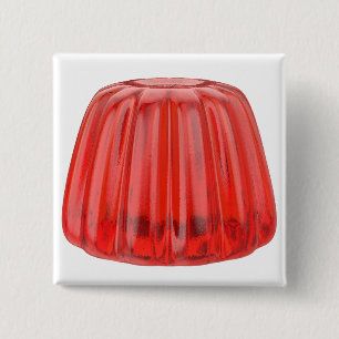 Chapa Cuadrada Postre de gelatina roja