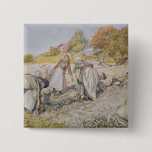 Chapa Cuadrada Potatoes de excavación, 1905 (Anverso)
