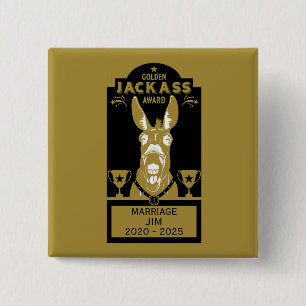 Chapa Cuadrada Premio de la Chaqueta Dorada