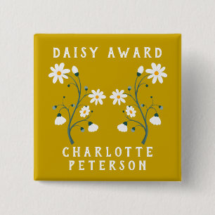 Chapa Cuadrada Premio Enfermera Daisy Personalizado