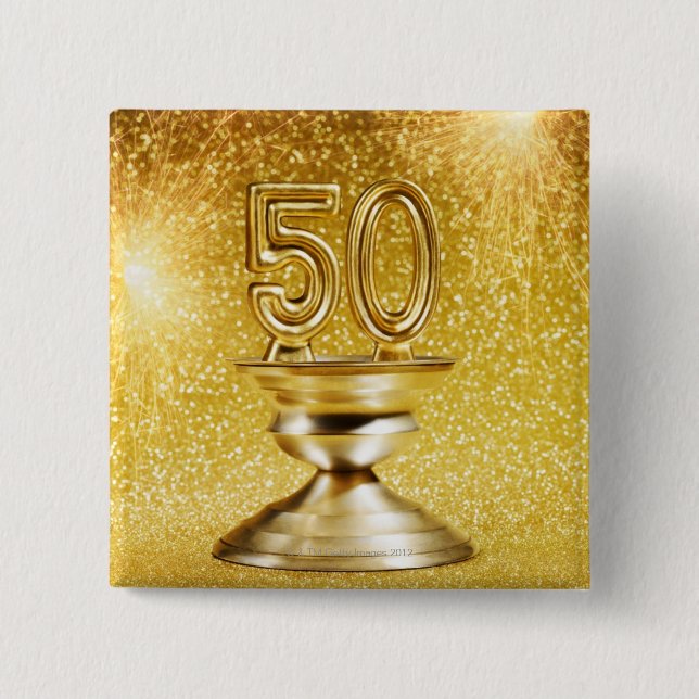 Chapa Cuadrada Premios Gold (Anverso)