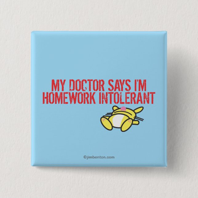 Chapa Cuadrada Preparación Intollerant (Anverso)