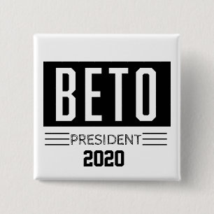 Chapa Cuadrada Presidente 2020 de BETO