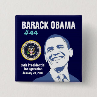 Chapa Cuadrada Presidente Obama