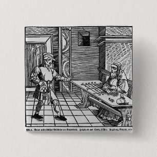 Chapa Cuadrada Prestamista de dinero, 1531