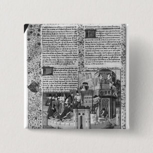 Chapa Cuadrada Priam que mira la reconstrucción de Troy