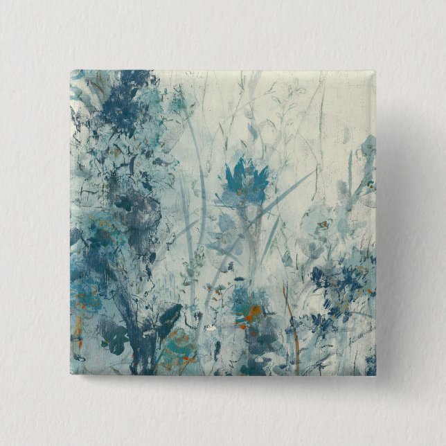 Chapa Cuadrada Primavera Azul (Anverso)