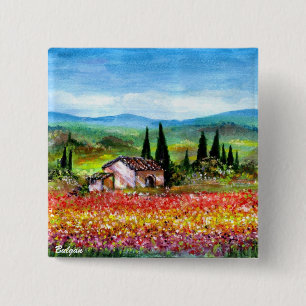 CHAPA CUADRADA PRIMAVERA EN TOSCANA