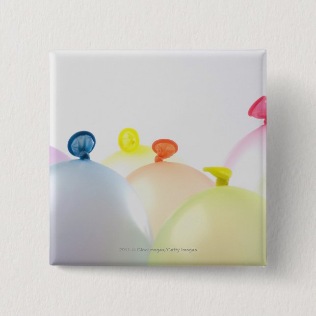 Chapa Cuadrada Primer de globos (Anverso)