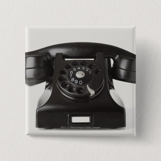 Chapa Cuadrada Primer de un teléfono rotatorio (Anverso)