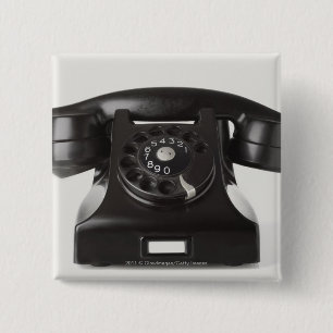 Chapa Cuadrada Primer de un teléfono rotatorio