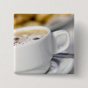 Chapa Cuadrada Primer de una taza de café