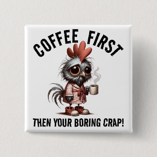 Chapa Cuadrada Primer meme del café