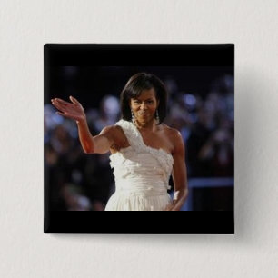 Chapa Cuadrada Primera señora Obama